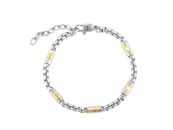 Bracciale 4US: Cesare Paciotti Uomo Autunno Inverno 24 in Acciaio 4UBR7036 - 4UBR7036